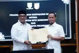 Wali Kota Agung Nugroho Gandeng Pemkot Bandung Genjot Kemajuan Pekanbaru