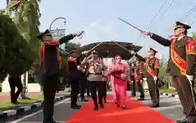  AKBP Aldi Alfa Faroqi Resmi Jabat Kapolres Rokan Hilir, Tongkat Estafet Kepemimpinan Berlangsung Khidmat