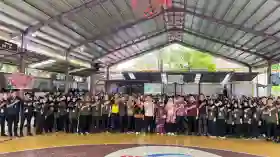 Tangkal Radikalisme, Satgaswil Riau Edukasi Ratusan Siswa SMAN 1 Pekanbaru