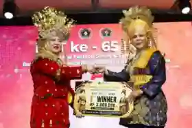 IKWI Riau Juara I Fashion Show Busana Adat Nusantara Tingkat Nasional di Jakarta