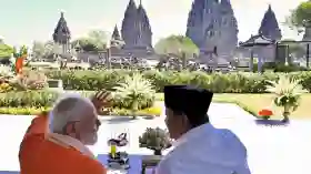 Dampingi PM India Beribadah di Prambanan, Sikap Toleransi Prabowo Dipuji Warganet