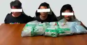  Polres Bengkalis Gagalkan Penyeludupan 8 Bungkus Besar Perusak Saraf