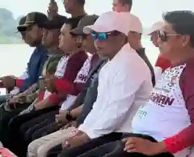 Bupati Pelalawan Buka Ketinting Boat Racing di Desa Wisata Kuala Terusan