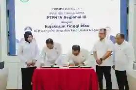 PTPN IV Regional III-Kejati Riau Perkuat Sinergi Kawal Transformasi Bisnis Berkelanjutan