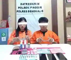 Pasangan Kekasih di Pinggir Ditangkap, 27 Gram Sabu dan 44 Butir Ekstasi Disita