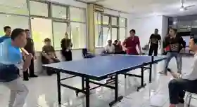 UPT Pembenihan Tanaman Hutan Raih Juara 1 di Turnamen Tenis Meja Persahabatan Antarinstansi