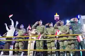 Panglima TNI Hadiri Pesta Rakyat & Karnaval Bersatu HUT Kemerdekaan RI Ke-80 di Monas