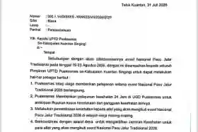 Kadiskes Kuansing Instruksikan Puskesmas Cek Kesehatan Seluruh Atlet Jalur yang Ikut di Tepian Narosa