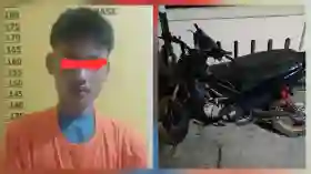2 Pria di Pelalawan Terekam CCTV Masjid Saat Curi Motor Warga, Satu Ditangkap dan Satu Lagi Kabur  