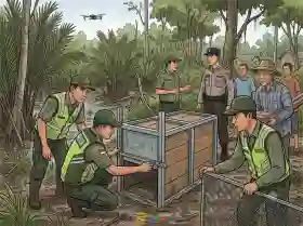 Harimau Sumatera Berkeliaran di Desa Danai Inhil, BBKSDA Riau Pasang Kandang Jebak