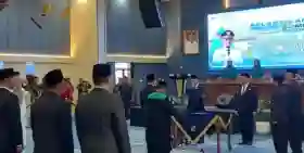  Zulhelmi Arifin Resmi Jabat Sekda Definitif Pekanbaru, Agung Nugroho Lantik Enam Pejabat Lain