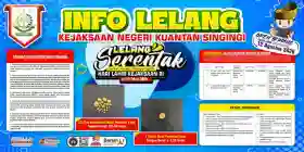  Kejari Kuansing Gelar Lelang Serentak Barang Sitaan, Tawarkan Emas Senilai Rp280 Jutaan