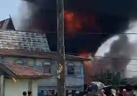  Sungai Guntung Membara, Kawasan Padat Terbakar