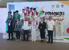 Bonus PON XXI Cair, Pelatih-Atlet Senam Riau Sampaikan Terimakasih kepada Gubernur Abdul Wahid