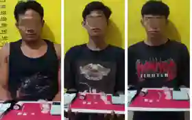 3 Pria di Inhu Diciduk Polisi, Kedapatan Edarkan Sabu