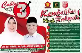 Ada Apa!! Cabup Siti Aisyah Menerima Cemooh Dari Panwascam Lirik saat Kampanye Dialogis