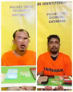 Polsek Kelayang Ungkap Dua Kasus Narkoba di Dua Kecamatan, Satu Tersangka Karyawan Perusahaan Sawit