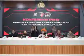 Peras Perusahaan di Pekanbaru, Petinggi Ormas Ditangkap Polda Riau
