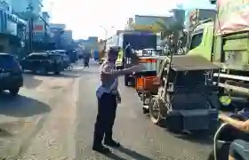 Polsek Bagan Sinembah Gelar Strong Point Pagi