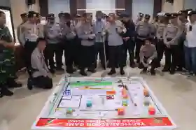 Polres Dumai Gelar Simulasi Sispam Mako dan Pengamanan Unjuk Rasa