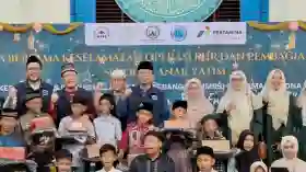 695 Anak Yatim Disantuni PHR dan KMMBS