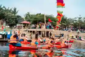 Dorong Pelestarian Budaya dan Ekonomi Lokal, PHR Dukung Pacu Sampan di Desa Balai Pungut Bengkalis