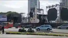 H-1 Malam Tahun Baru 2026, Panggung Bundaran HI Jalani Gladi Bersih