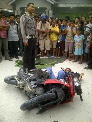 Hantam Pick Up, Pelajar Tewas Bersimbah Darah | Polres Rokan Hulu,