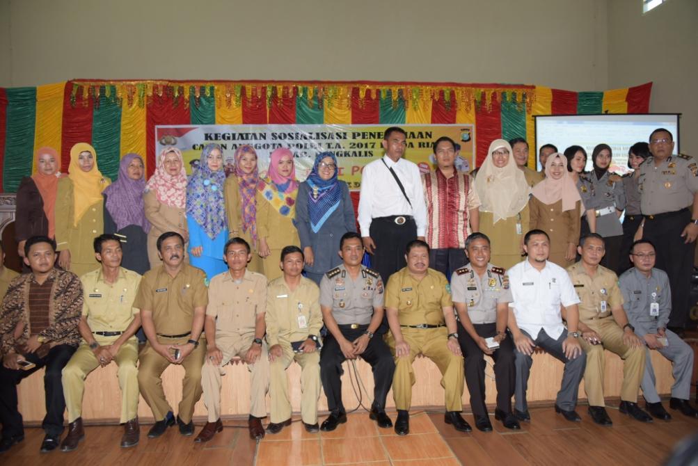 Bupati Amril Hadiri Sosialisasi Penerimaan Calon Anggota Polri di Duri | Sosial, 